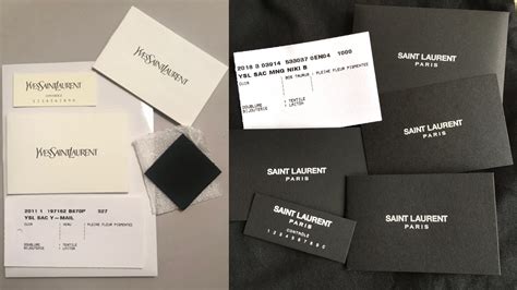 ysl business card